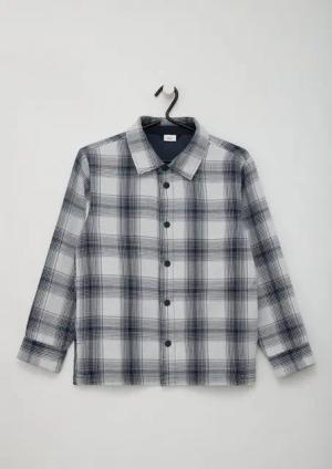 s.Oliver Outdoorjacke Overshirt mit Karomuster und Eingrifftaschen