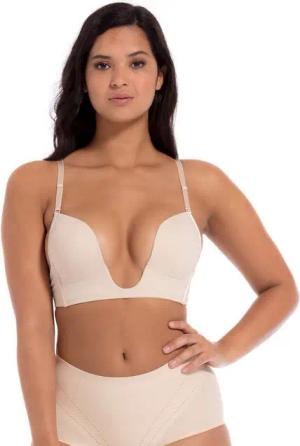 MAGIC Bodyfashion Bügelloser BH V-Bra extrem tief fallender Ausschnitt und extra tiefer Rücken