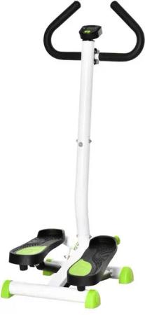 HOMCOM Stepper Steppmaschine (Hometrainer für Zuhause, 1-tlg., bis 100 kg), Stahl, ABS, 55cm x 44cm x 108cm