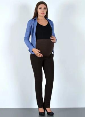 ESRA Umstandshose J490 Umstandsmode Hose Damen Stretch Schwangerschaftshose elastischer Bund