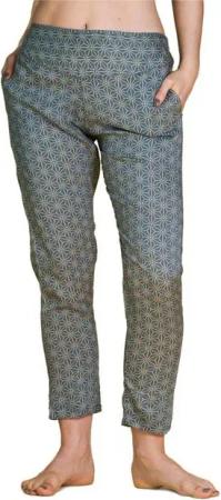 PANASIAM Relaxhose Carrot Pants geometrix aus 100% Baumwolle Damenhose mit japanischen Mustern oder heiliger Geometrie bedruckt bequeme Sommerhose