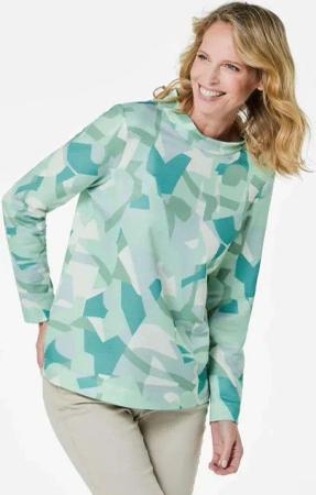 GOLDNER Print-Shirt Kurzgröße: Sweatshirt