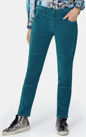 GOLDNER Schlupfhose Bequeme Samthose mit Wascheffekt