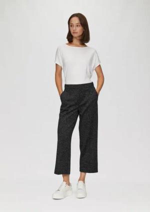 s.Oliver 3/4-Hose Regular: Culotte aus Viskosemix Gummizug