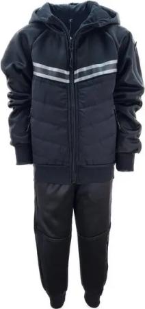 Hessis Jogginganzug Gefütterter Jungen/Mädchen Trainingsanzug Freizeitanzug JF572 (Set, Jacke mit Jogginghose), mit Kapuze, für Kinder, für Jugendliche