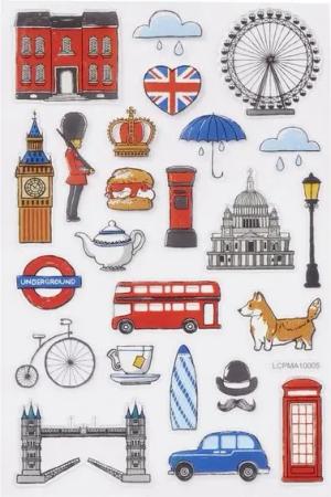 itenga Aufkleber Hobbyfun GLOSSY-Sticker England