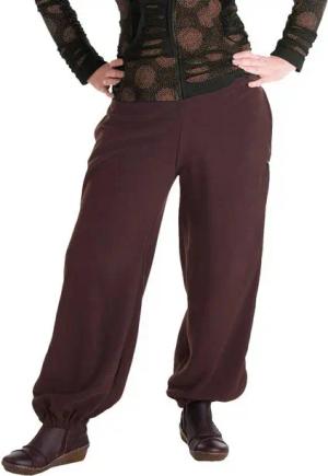Vishes Fleecehose Warme Damen Hose Winterhose Haremshose Fleecehose Thermohose Pluderhose, Goa Style