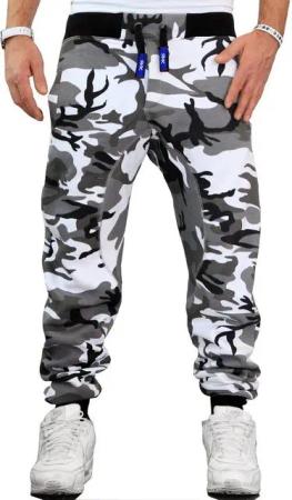RMK Jogginghose Herren Sporthose Fitnesshose Trainingshose Camouflage Army Armee