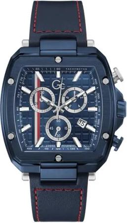 Guess Collection Quarzuhr Gc Spirit Tonneau, (1-tlg), Quarz-Chronographenuhr