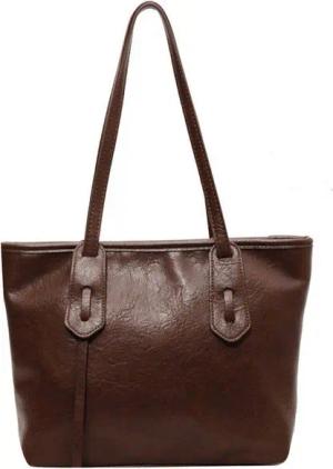 YRIIOMO Handtasche Retro Große Kapazität Tasche Vielseitige Tote-Tasche Einzelschultertas