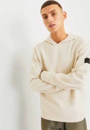 Jack & Jones Kapuzenpullover JCOAERO KNIT HOOD SN