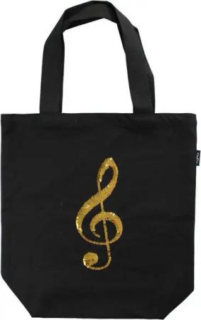 mugesh Tragetasche Shopper Violinschlüssel, für Musiker