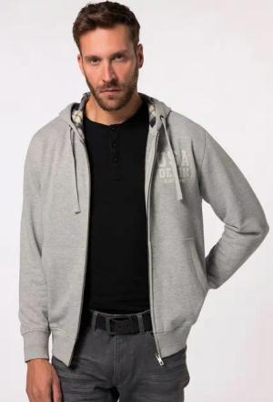 JP1880 Fleecejacke JP 1880 Hoodiejacke Sweat Kapuze bis 8 XL