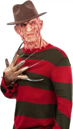 Smiffys Kostüm A Nightmare On Elm Street Freddy Krueger Pullover, Der ikonische Freddy-Pulli mit offizieller Lizenz