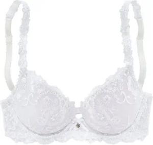 LASCANA Push-up-BH Wanda mit Bügel, mit schöner Stickereispitze, Dessous