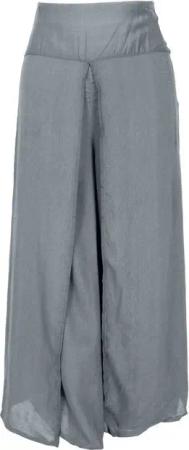Guru-Shop Relaxhose Palazzohose, offene Boho Sommerhose, Hosenrock.. alternative Bekleidung