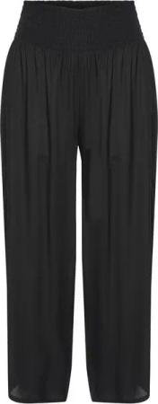Buffalo Schlupfhose mit bequemem Smokbund und Schlitz am Bein, Stoffhose, Strandhose
