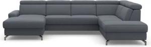 sit&more Wohnlandschaft Scarlett U-Form, inklusive Kopfteilverstellung, wahlweise mit Bettfunktion, Bettkasten