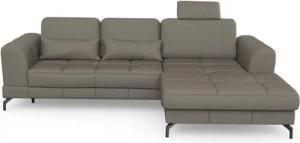 sit&more Ecksofa Bendigo L-Form, inklusive Sitztiefenverstellung, Bodenfreiheit 12 cm, in 2 Fußfarben