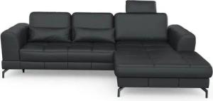 sit&more Ecksofa Bendigo L-Form, inklusive Sitztiefenverstellung, Bodenfreiheit 12 cm, in 2 Fußfarben
