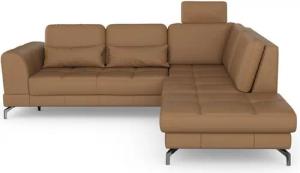 sit&more Ecksofa Bendigo L-Form, inklusive Sitztiefenverstellung, Bodenfreiheit 12 cm, in 2 Fußfarben