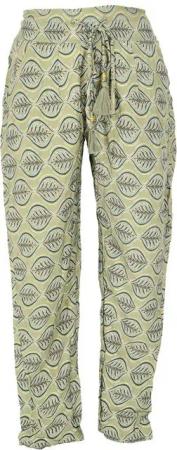 Guru-Shop Relaxhose Schmale Hose, Bleistifthose, seidig schimmernde.. alternative Bekleidung