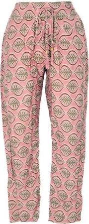 Guru-Shop Relaxhose Schmale Hose, Bleistifthose, seidig schimmernde.. alternative Bekleidung