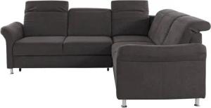 sit&more Ecksofa Darwin L-Form, inklusive Federkern, wahlweise mit Kopfteilverstellung, Bettfunktion