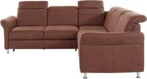 sit&more Ecksofa Darwin L-Form, inklusive Federkern, wahlweise mit Kopfteilverstellung, Bettfunktion