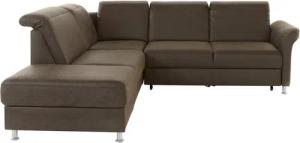 sit&more Ecksofa Darwin L-Form, inklusive Federkern, wahlweise mit Kopfteilverstellung, Bettfunktion