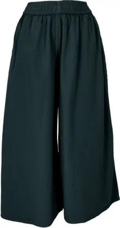 Guru-Shop Relaxhose Bequeme Palazzohose, weite Marlenehose, Boho.. alternative Bekleidung