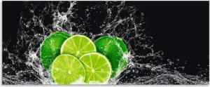 Artland Küchenrückwand Limone mit Spritzwasser, (1-tlg), Alu Spritzschutz mit Klebeband, einfache Montage