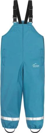 normani Regenhose Baby Regenhose mit Hosenträgern 'Skjolden' Wasserdichte Kinderhose Matschhose Buddelhose mit Reflektoren