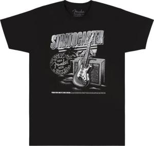 Fender T-Shirt (Textilien, T-Shirts) Stratocaster 70th Anniversary T-Shirt black M - T-Shirt