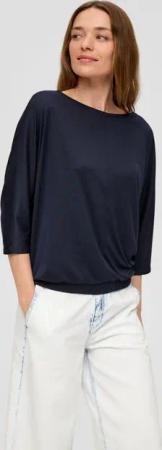 s.Oliver 3/4-Arm-Shirt O-Shape-Shirt mit Fledermausarm