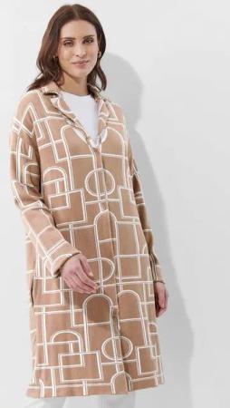 Alba Moda Kurzmantel Strickmantel