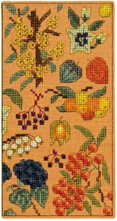 Le Bonheur des Dames Kreativset Le Bonheur des Dames Brillenetui Kreuzstich Stickpackung "Autumn Flow, (embroidery kit by Marussia)