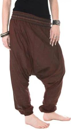 Vishes Haremshose Luftige Sommerhose Haremshose Pluderhose Baggahose, Yogahose