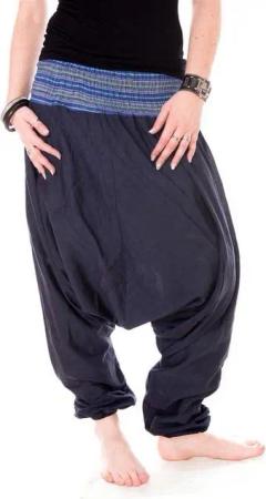Vishes Haremshose Luftige Sommerhose Haremshose Pluderhose Baggahose, Yogahose
