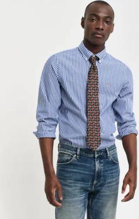 Gant Langarmhemd SLIM POPLIN STRIPE SHIRT