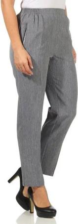 Aurela Damenmode Schlupfhose Stoffhose Damen Anzug- oder Business Hose Kurzgröße Größe 36 bis 54