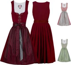 Spieth & Wensky Dirndl Daria Dirndl Dirndl Daria Midi-Dirndl Kleid 2-teiliges Trachtenkleid