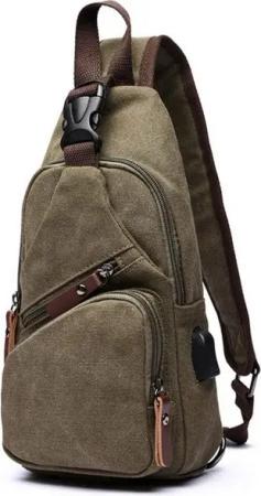 Henreal Schultertasche Sling Schulter Rucksäcke Crossbody Umhängetasche für Outdoor Camping, für Outdoor Camping Reisen Wandern Radfahren Multipurpose Tagepacks