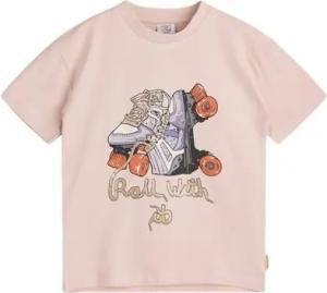 Hust & Claire T-Shirt Amari (1-tlg) Amari Kinder-T-Shirt mit Retro-Rollschuh-Print