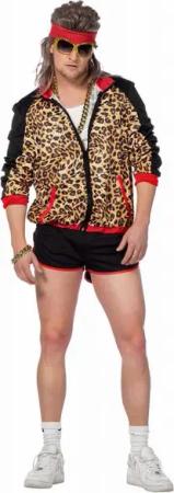 Wilbers Kostüm Assi Prolet 80er Kostüm Retro Proll Karneval Disco Verkleidung Outfit