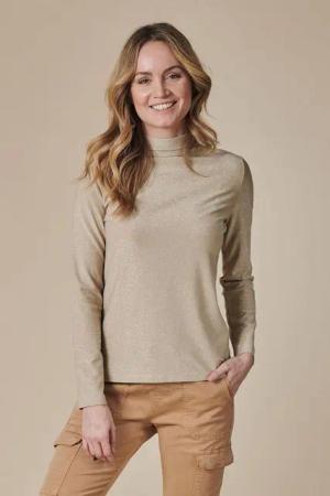 Zhrill Langarmshirt ABIGAIL mit Metallfasern