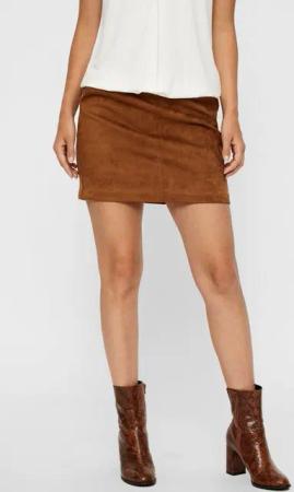Vero Moda Lederimitatrock VMDONNADINA FAUXSUEDE SHORT SKIRT