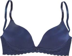 LASCANA Push-up-BH ohne Bügel, mit extra flachen Kanten und feiner Spitze, Dessous