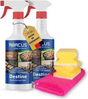 ABACUS Backofenreiniger, Grillreiniger, Ofenreiniger, Herdreiniger Backofenreiniger (Geeignet für Ofen, Grill, Töpfe etc., [5-St. Beseitigt problemlos eingebrannte Fette Beseitigt problemlos eingebrannte Fette)