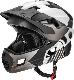 ROCKBROS Fahrradhelm Kinderhelm Integriert Fahrradhelm Kinder (1-tlg), Fullface, mit Abnehmbarem Kinnschutz, S 48-53 cm M 53-58 cm
